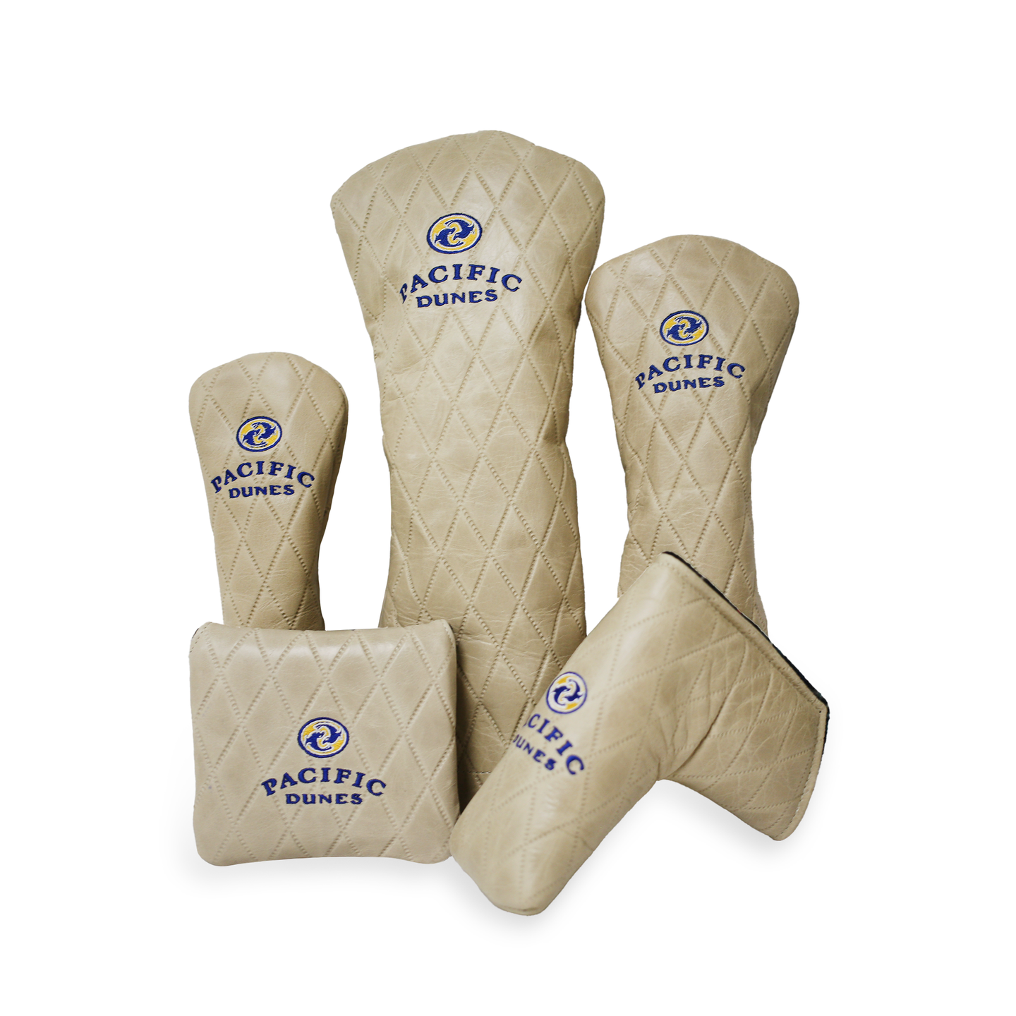 Aberdeen Diamond Leather Headcovers - Pacific Dunes